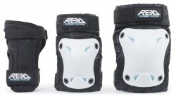 Acheter Pack de Protections REKD Recreational Genoux/Coudes/Poignets White