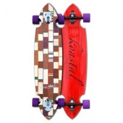 Acheter Longboard Koastal Deluxe Drop 9'' Wood/White/Purple