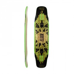 Acheter Deck Longboard Moonshine Elixir 9.5" Noir/Vert