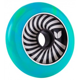 Roue Blazer Pro Vertigo Aluminium Swirl 100mm Green/Blue