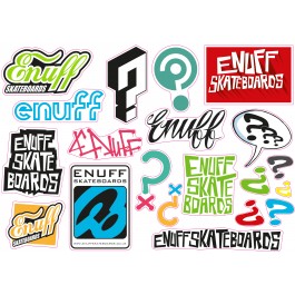 Planche de stickers Enuff Skateboards