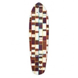 Deck Longboard Koastal Meat Loaf Deluxe 9'' Brown/White