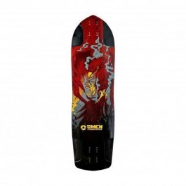 Deck longboard Omen Phoenix 9.75'' Multi/Black/Red