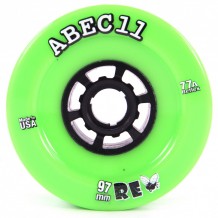 Set de roues Abec11 ReFly 97mm 77A Vert