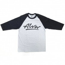 T-Shirt Alva Baseball Raglan Noir/Blanc