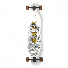 Longboard Arbor Axis 40 Bamboo 'Zoe Keller' 40" White