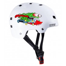 Casque Bullet x Santa Cruz Helmet Slasher Junior Blanc