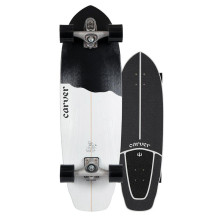 Surf Skate Carver Black Tip 32.5"