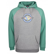 Hoodie Independent Essence Cross Raglan Grey/Teal