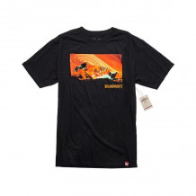 T-shirt Landyachtz Sunset Mountains Noir - S