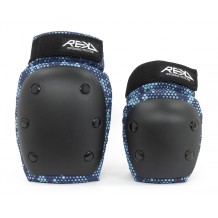 Pack de Protections REKD Heavy Duty Genoux/Coudes Black/Blue Junior