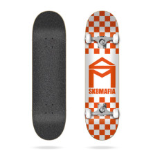 Skate Sk8mafia House Logo Checker Orange 8"