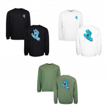 Sweatshirt Santa Cruz Screaming Hand Chest