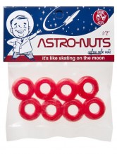 Ecrous d'essieu Astro-nuts rouges X8