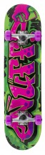 Skate Enuff Graffiti II 7.25"x29.5" Green/Purple