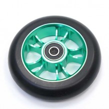 Roue Blunt 100mm 10 spokes noir verte