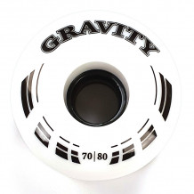 Roues Gravity 70mm 80a Blanc