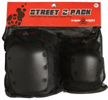Pack de Protections Triple 8 Street 2 genoux et coudes-package-1