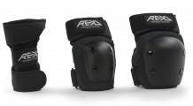 Pack de Protections REKD Heavy Duty Junior Genoux/Coudes/Poignets Black