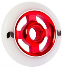 Roue Blazer Stormer 100mm 4 spokes alu white/red pas cher