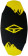 Skimboard GoZone K2-Noir/Jaune