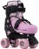 Roller Quad SFR Nebula Ajustable Noir/Rose-29-33