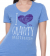 T-shirt Gravity I Heart Gravity Bleu Clair