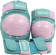 Pack de protections SFR rose/vert pour enfant-L