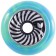 Roue Blazer Pro Vertigo Aluminium Swirl 100mm Green/Blue