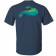 T-shirt Gordon & Smith Fluid Logo-Bleu-XL