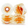 Roues shark Wheels DNA 72mm Clear/Orange