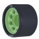 Roues Radar Halo 59mm/95a noires/verte X4
