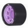 Roues Radar Halo 59mm/84a noires/violet X4